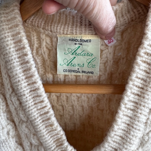 80s Ardara Arans Co. Knit Vest Women's Size 40 US S - Picture 2 of 11